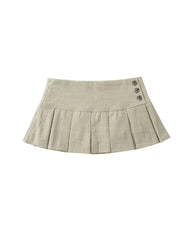 Aaira Pleated Mini Skirt