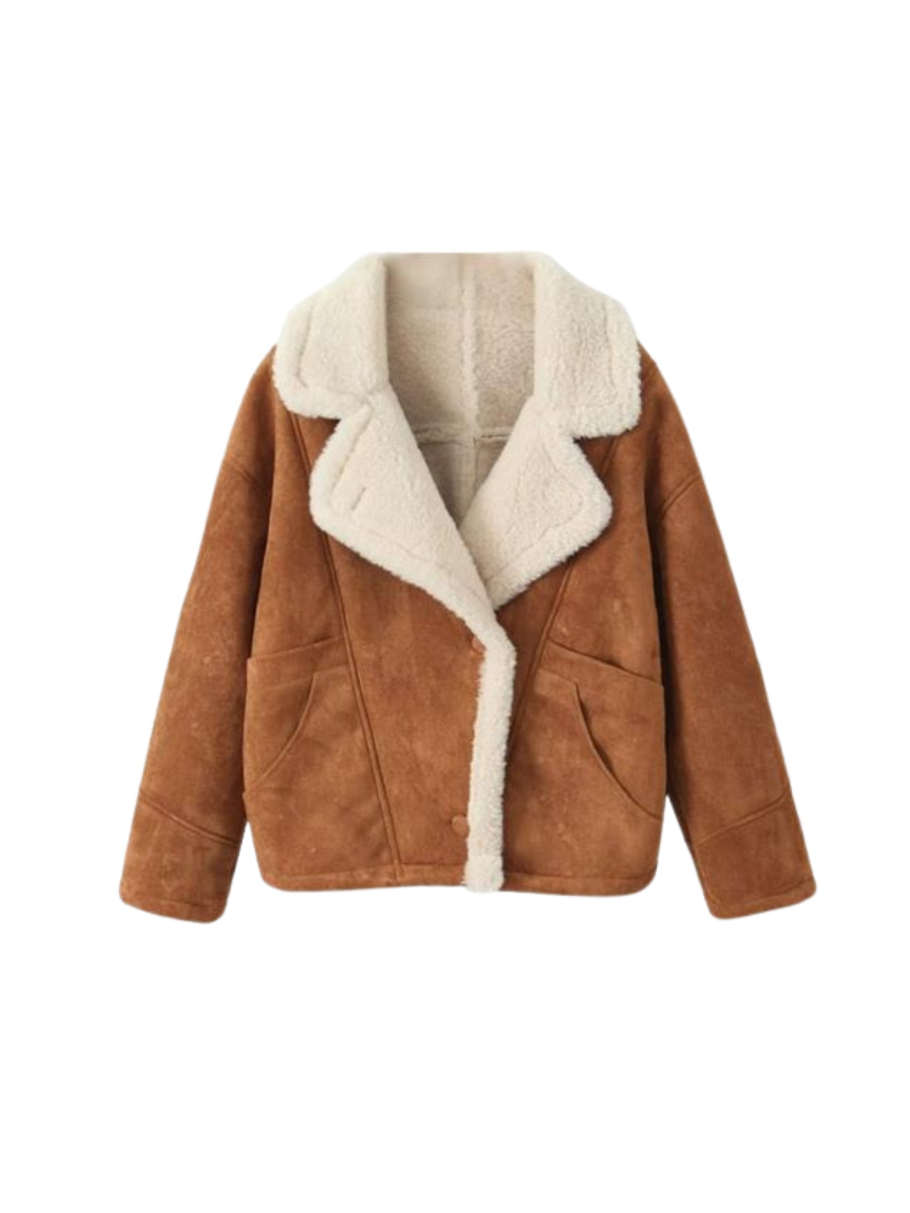 Jagger Oversize Coat in Light Brown