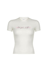 Alysse Letter Print T-Shirt