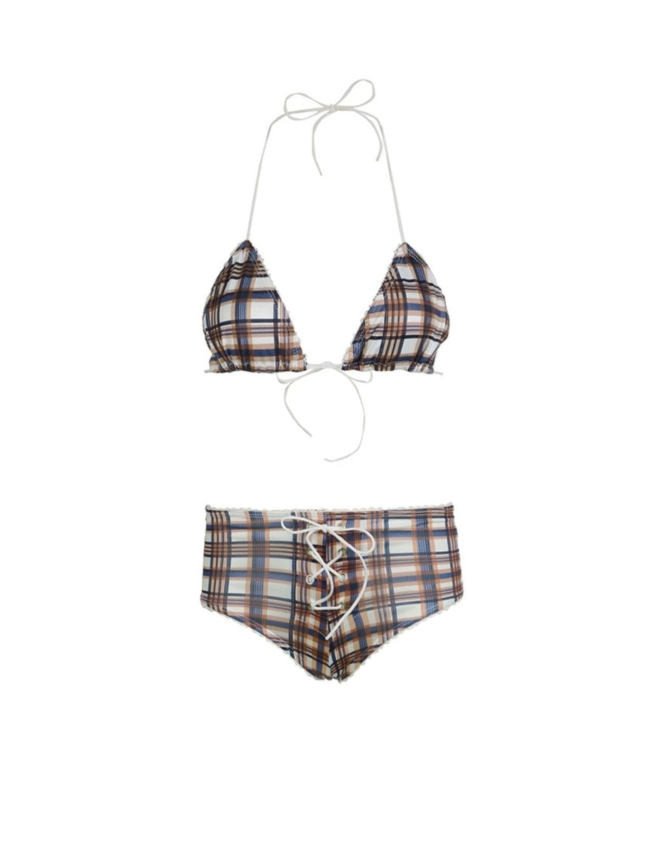 Kaela Plaid Bikini Set