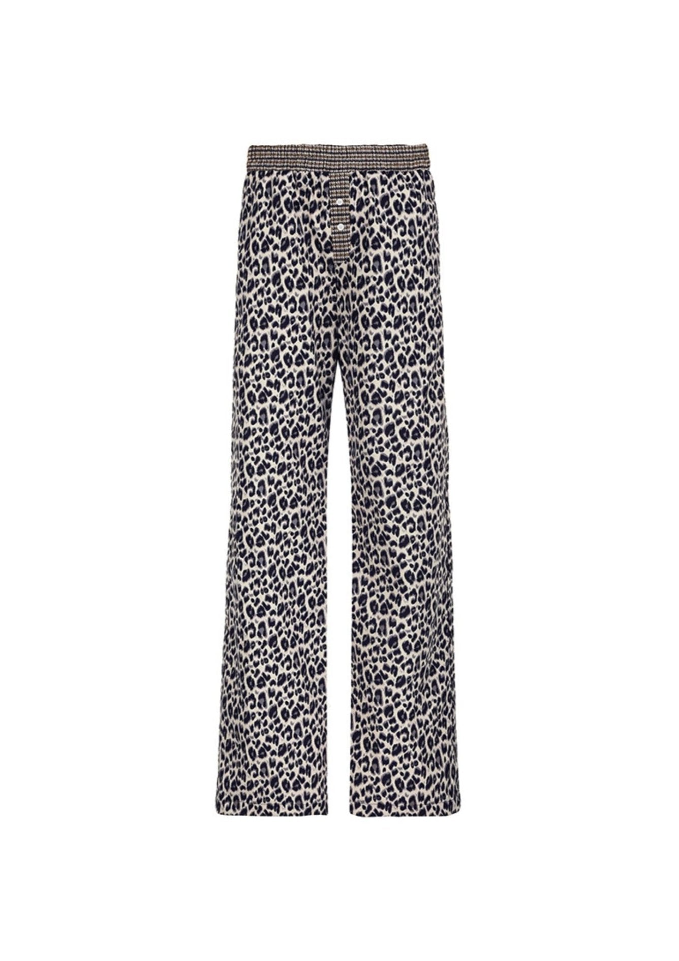 Adanna Loose Leopard Pants