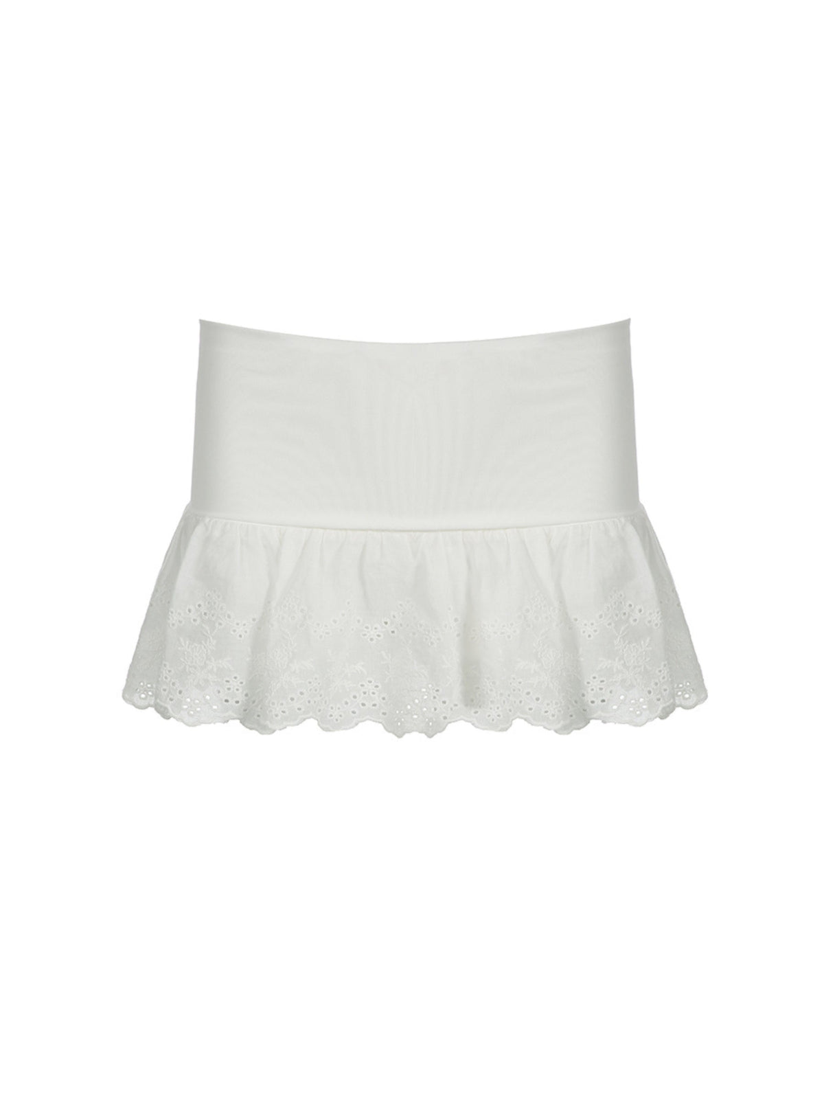 Rubi Lace Mini Shorts Skirt