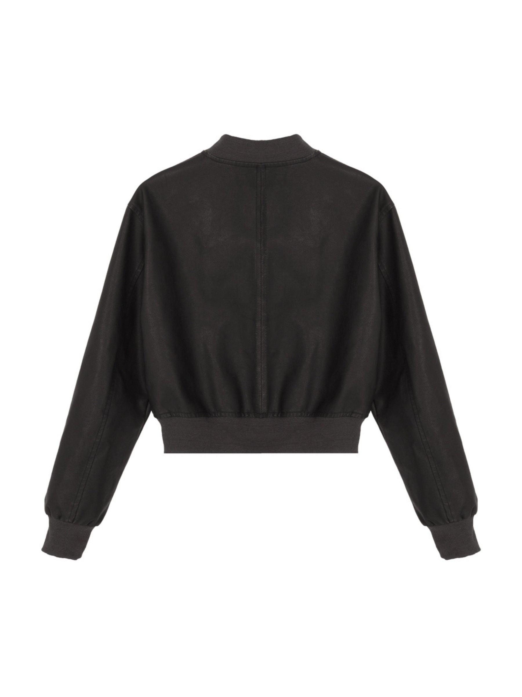 Kiya Leather Crop Jacket