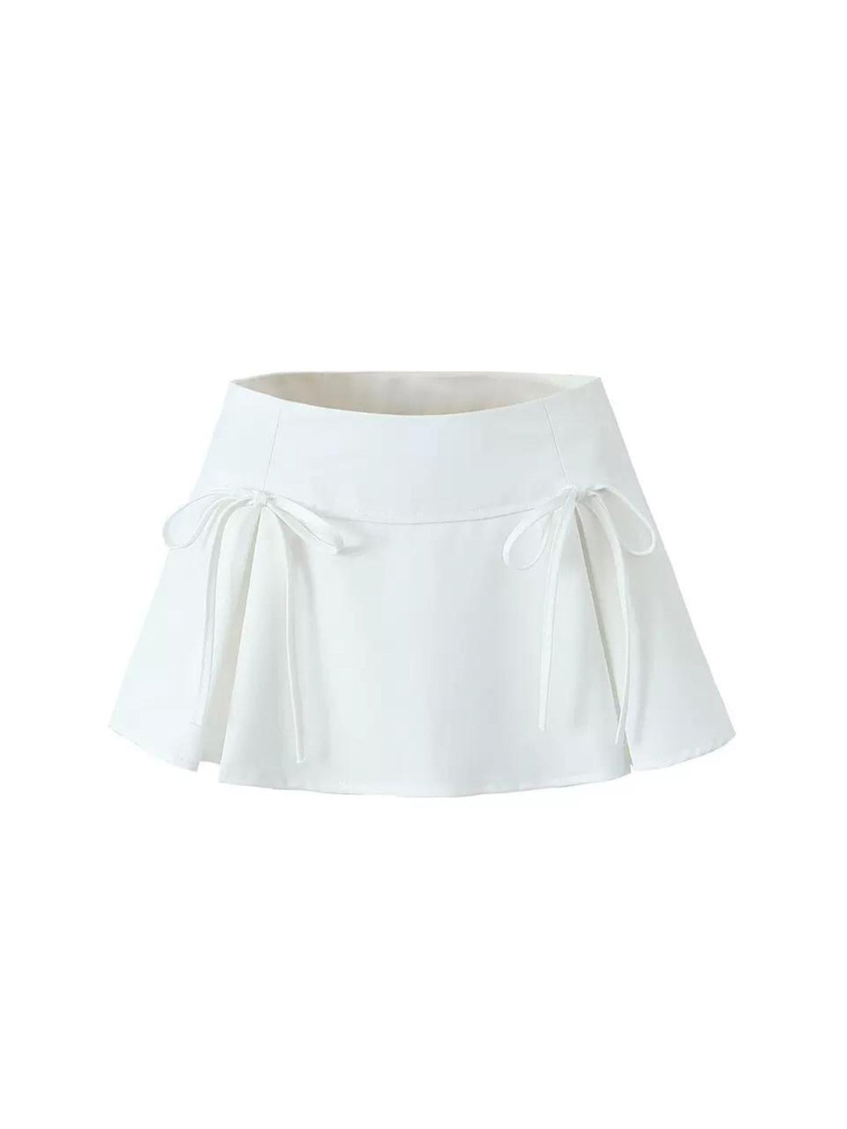 Ayla Ribbon-Tie Mini Skirt