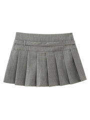 Greta Pleated Mini Skirt