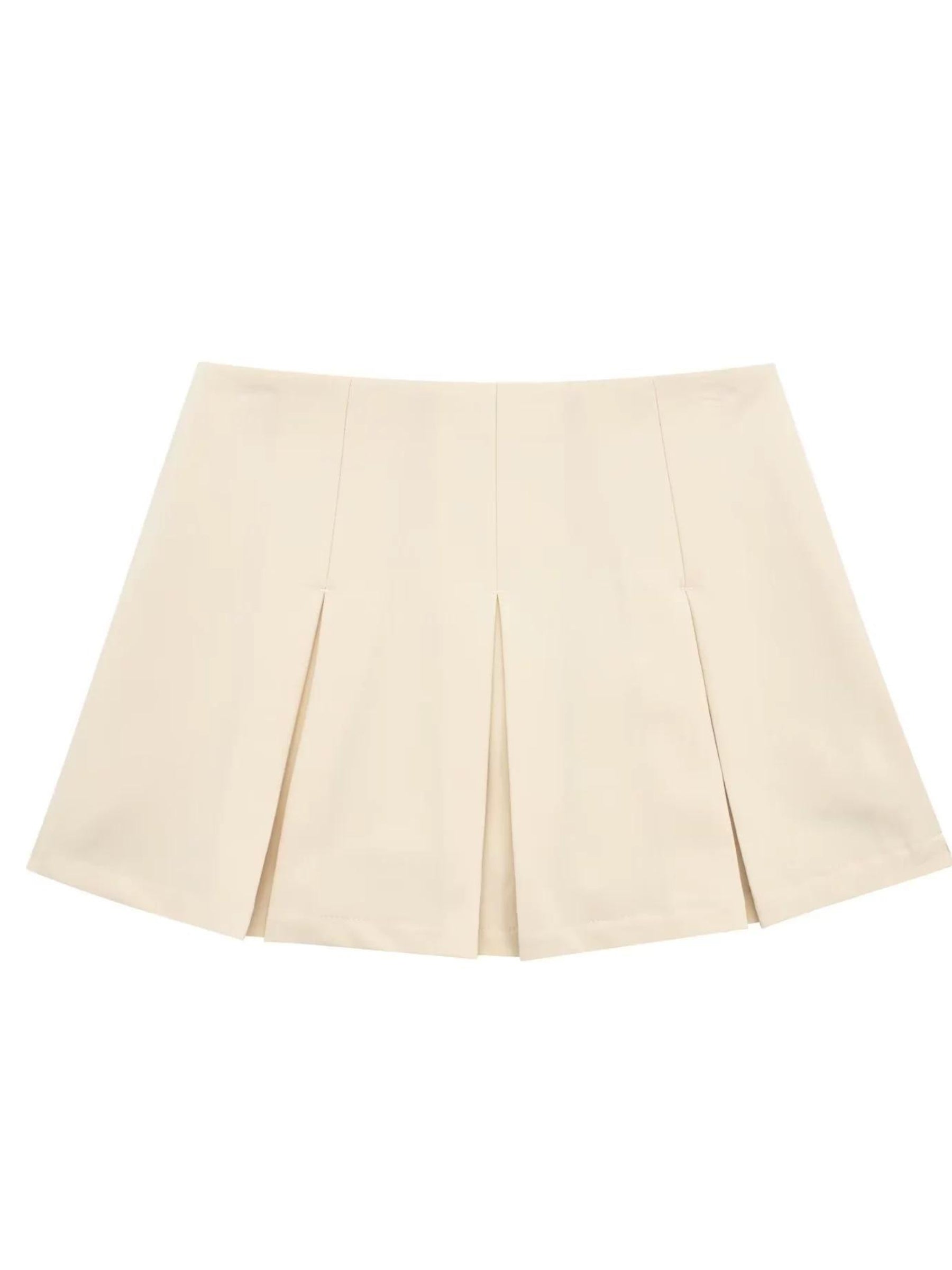 Hale Pleated Mini Skirt