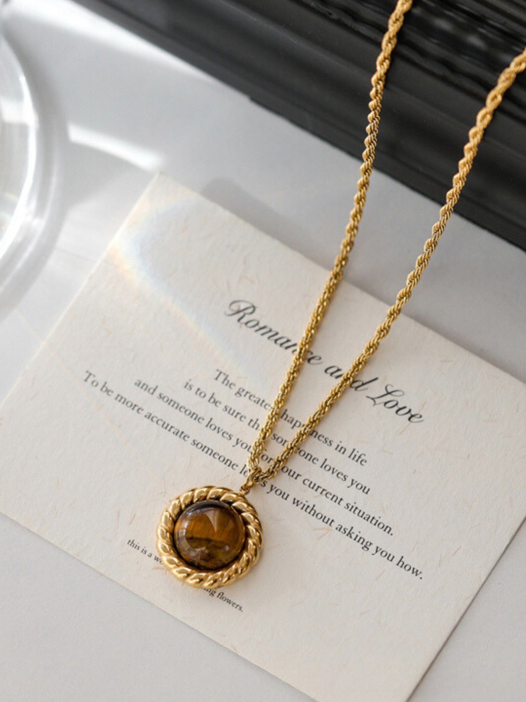 Kambria Tiger Eye Necklace