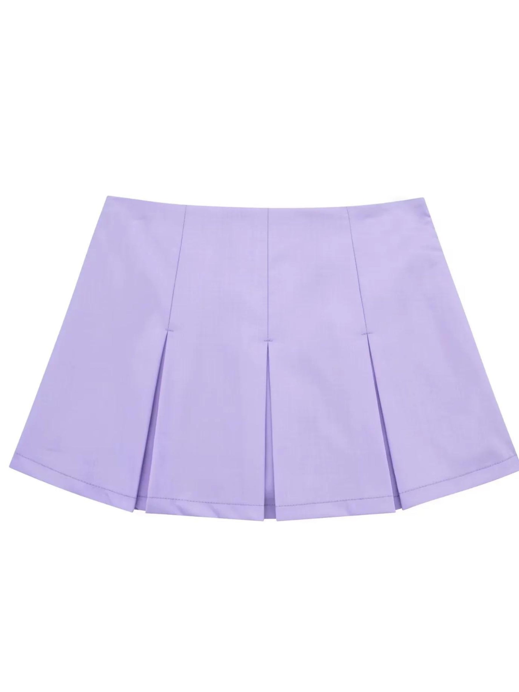 Hale Pleated Mini Skirt