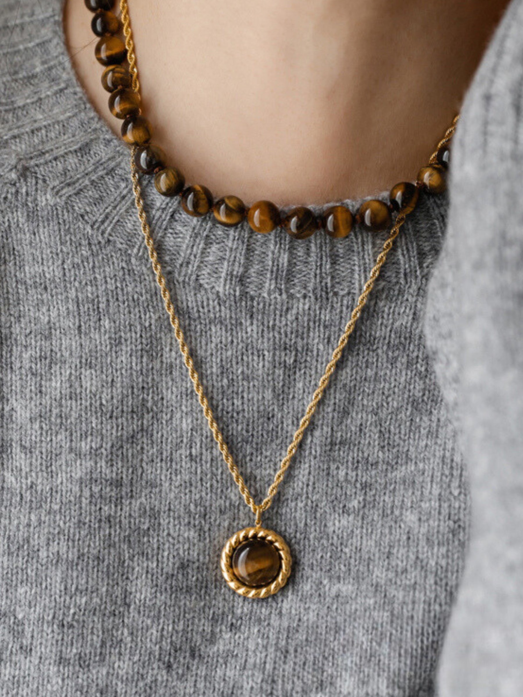 Kambria Tiger Eye Necklace