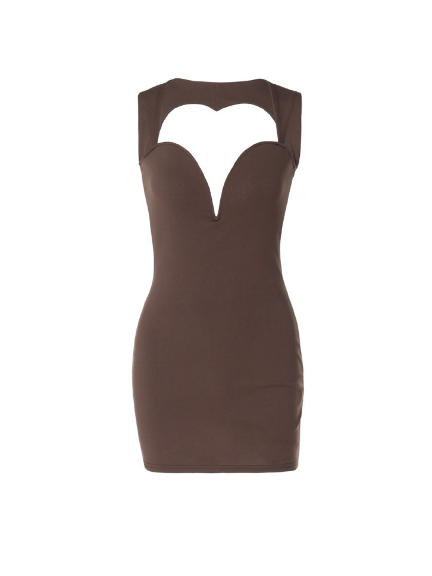 Ursula Heart Neck Mini Dress