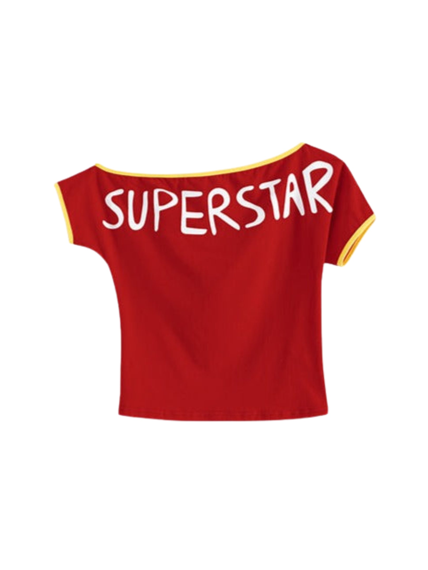 Superstar Letter Print Top