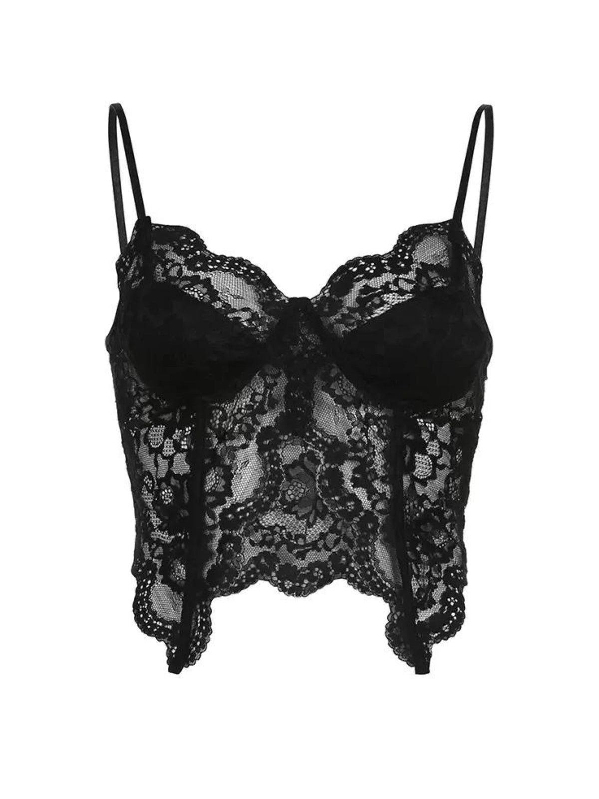 Sinai Butterfly-Shaped Lace Top