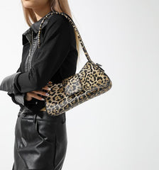 Mayar Leopard Print Shoulder Bag