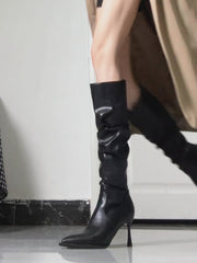 Aly Slouchy Leather Boots