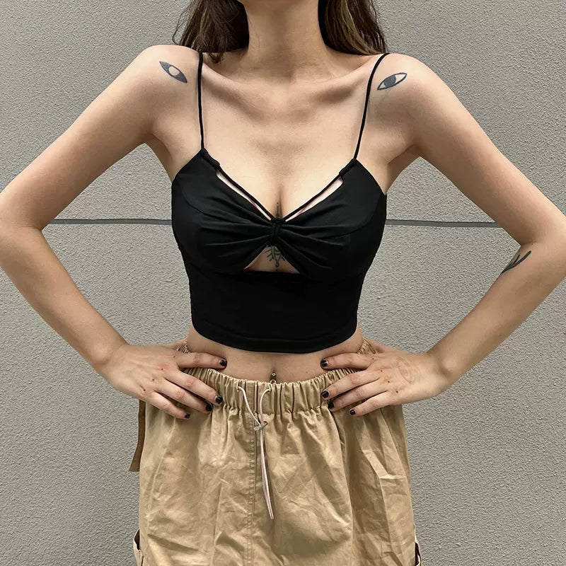 Nesli Strappy Crop Top