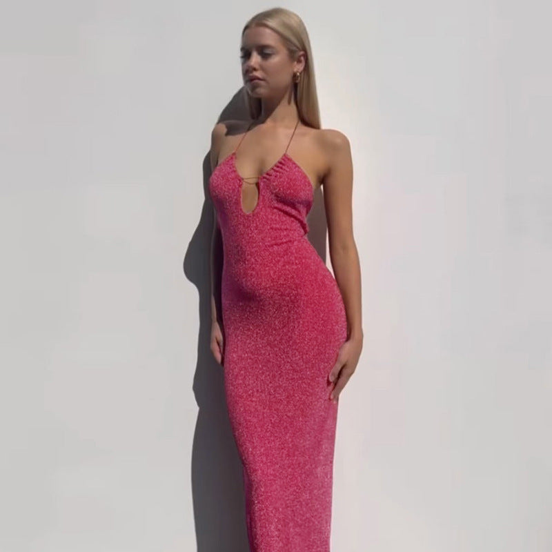 Lyndee Glitter Maxi Dress