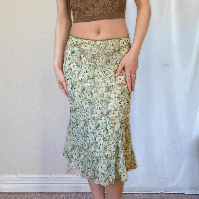 Ayesha Floral Midi Skirt