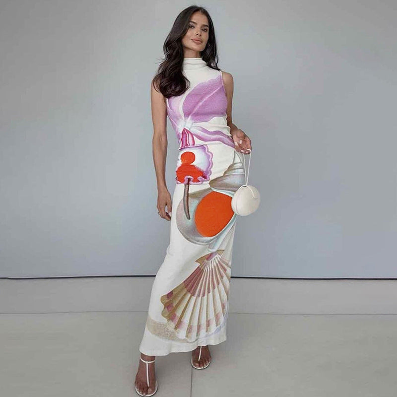 Promyse Printed Maxi Dress