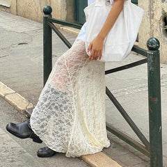 Jurnee Lace Maxi Skirt