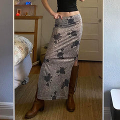 Luanna Print Maxi Skirt