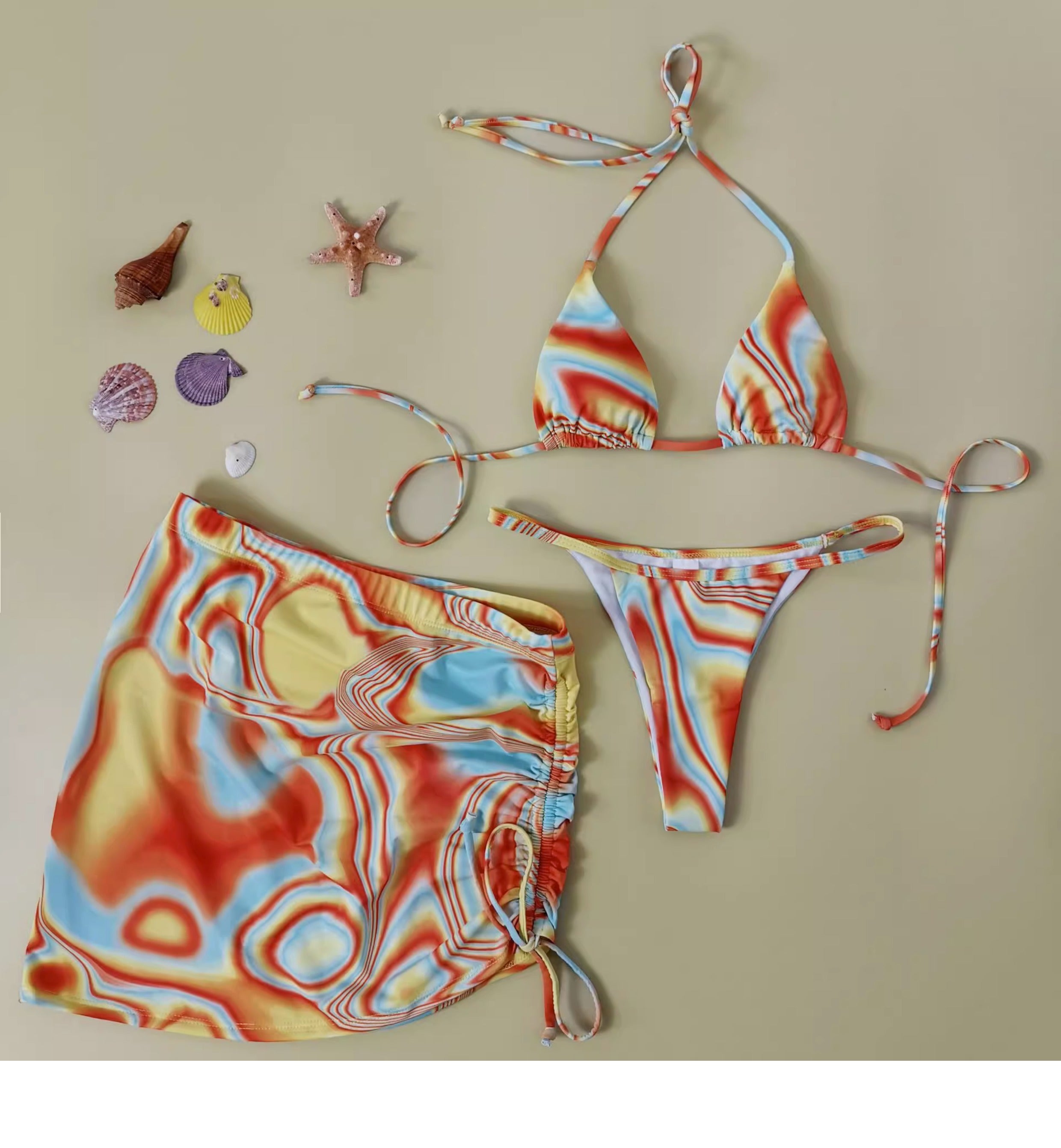 Marlyn Three Piece Bikini Set