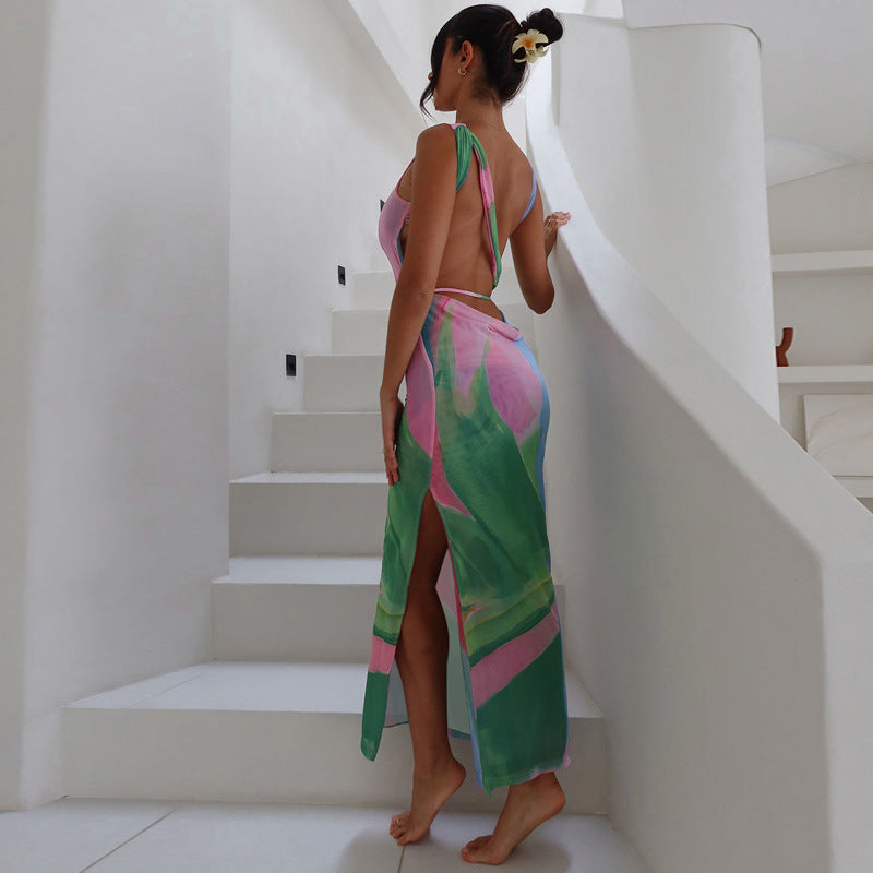 Metztli Printed Maxi Dress