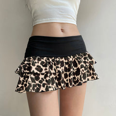 Bella Leopard Mini Skirt