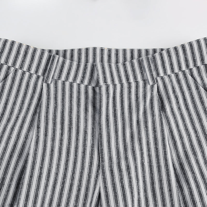 Miah Striped Casual Pants