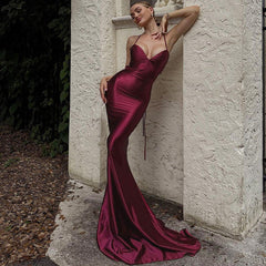 Sapphira Backless Maxi Dress