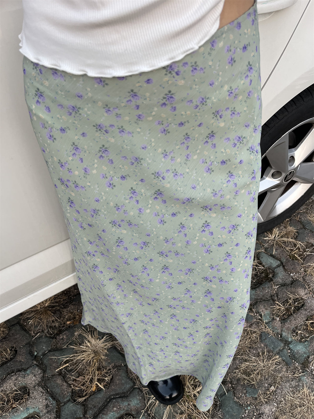 Sapphira Floral Maxi Skirt