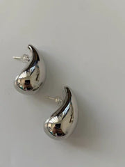 Sarina Waterdrop Silver Earrings