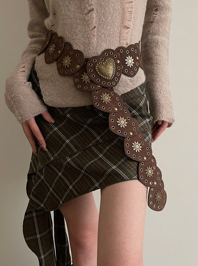 Janice Retro Heart Belt