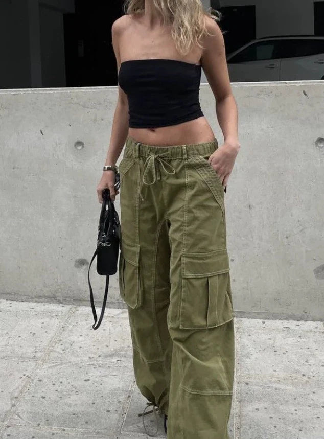 Mariella Loose Cargo Pants