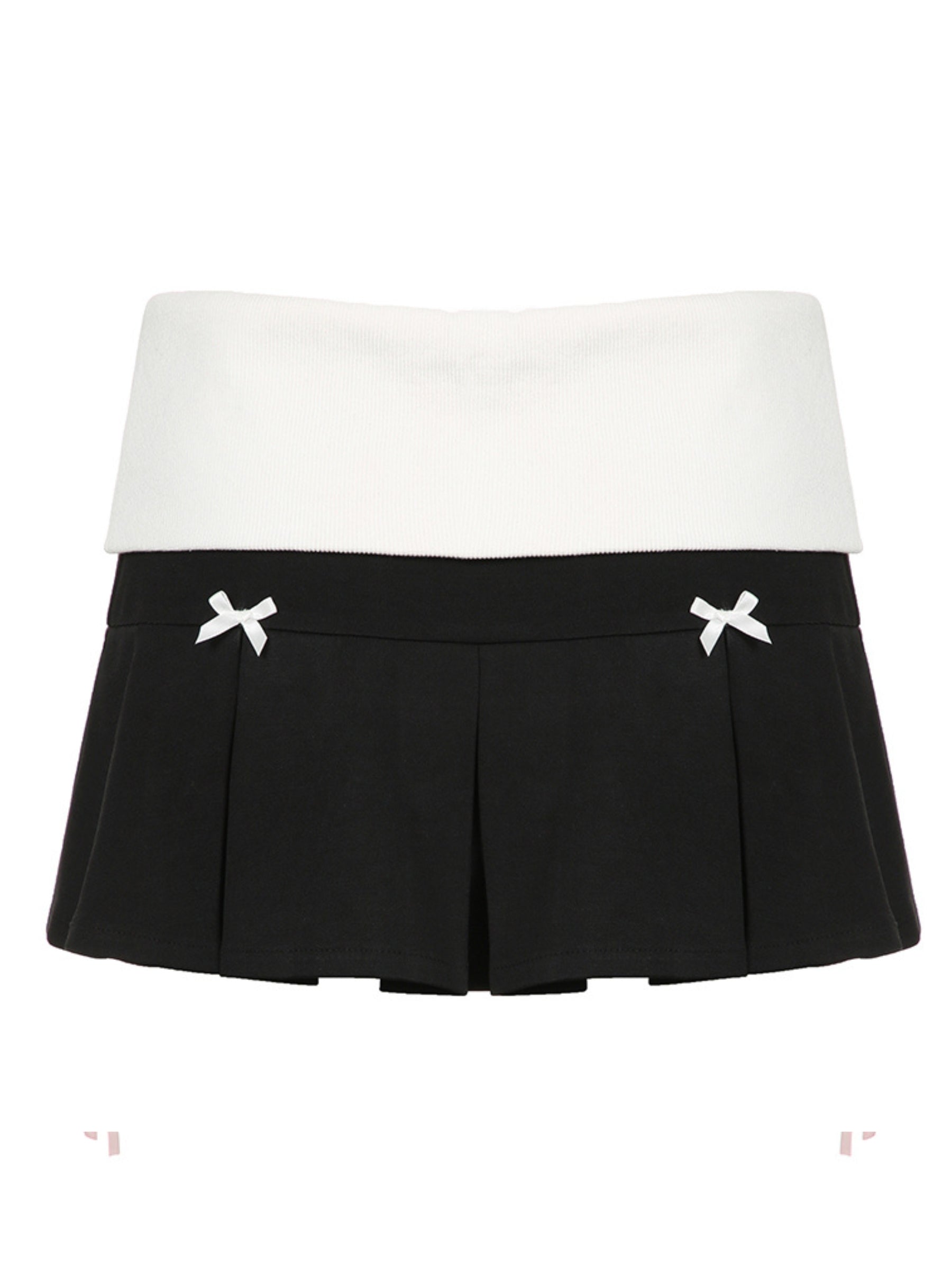 Regan Low Waist Pleated Mini Skirt