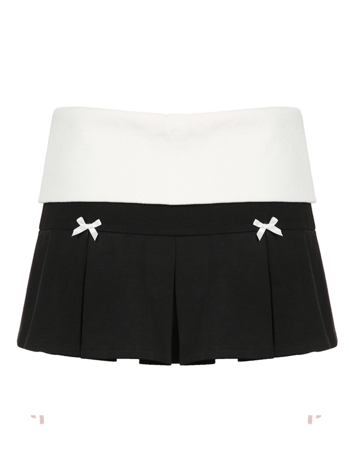 Regan Low Waist Pleated Mini Skirt