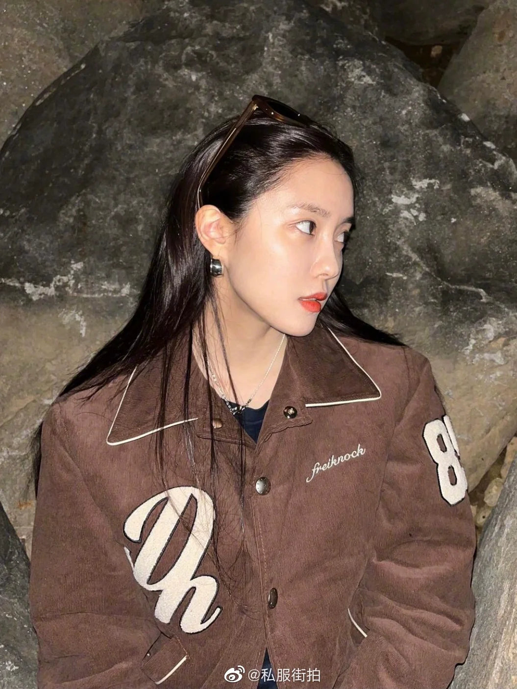 Jennie Retro College Jacket