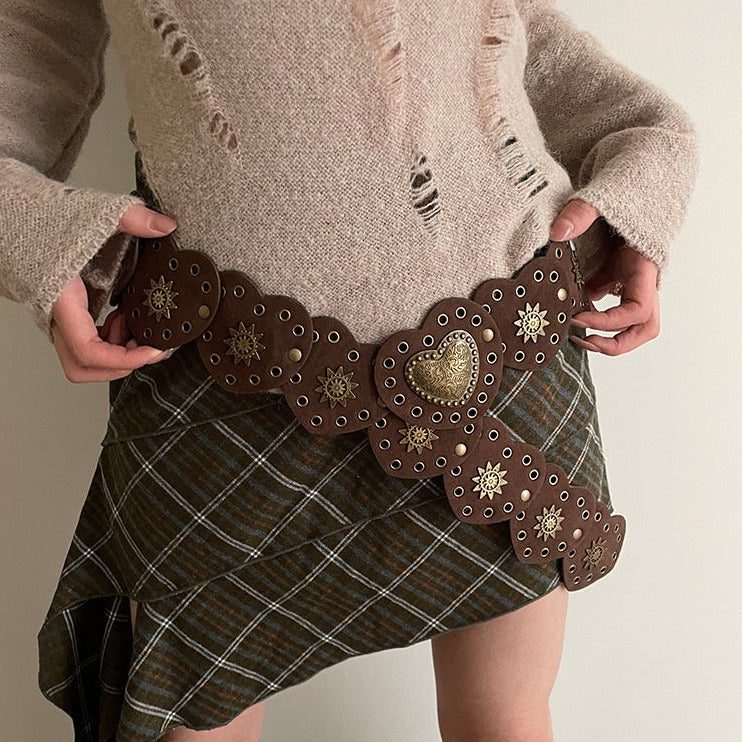 Janice Retro Heart Belt