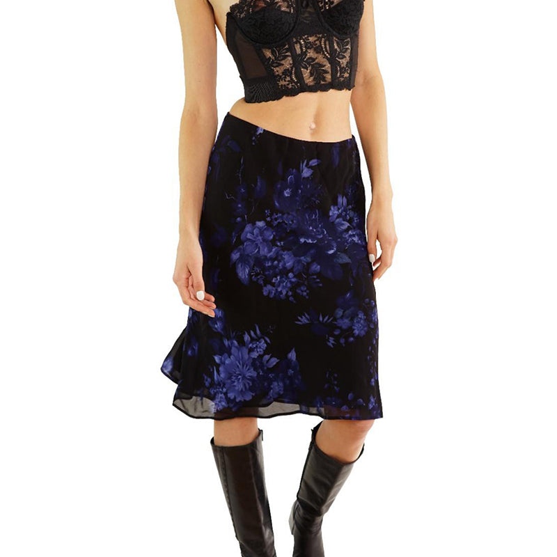 Audrie Mesh Midi Skirt