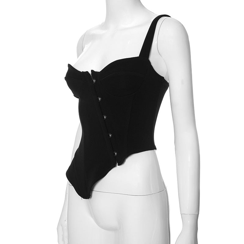 Thalassa Asymmetric Corset Top