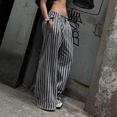 Miah Striped Casual Pants