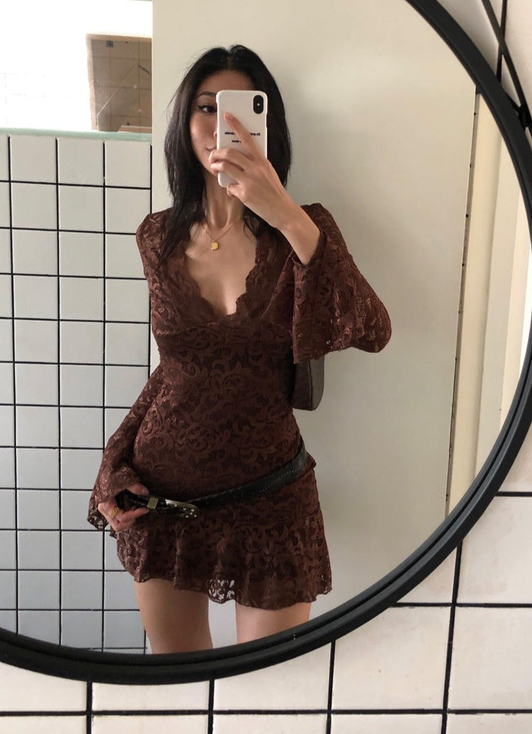 Alba Long Sleeve Lace Dress