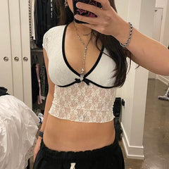 Espyn Lace Crop Top