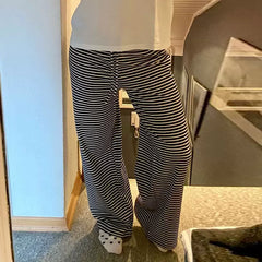 Lilo Striped Wide Leg Pants