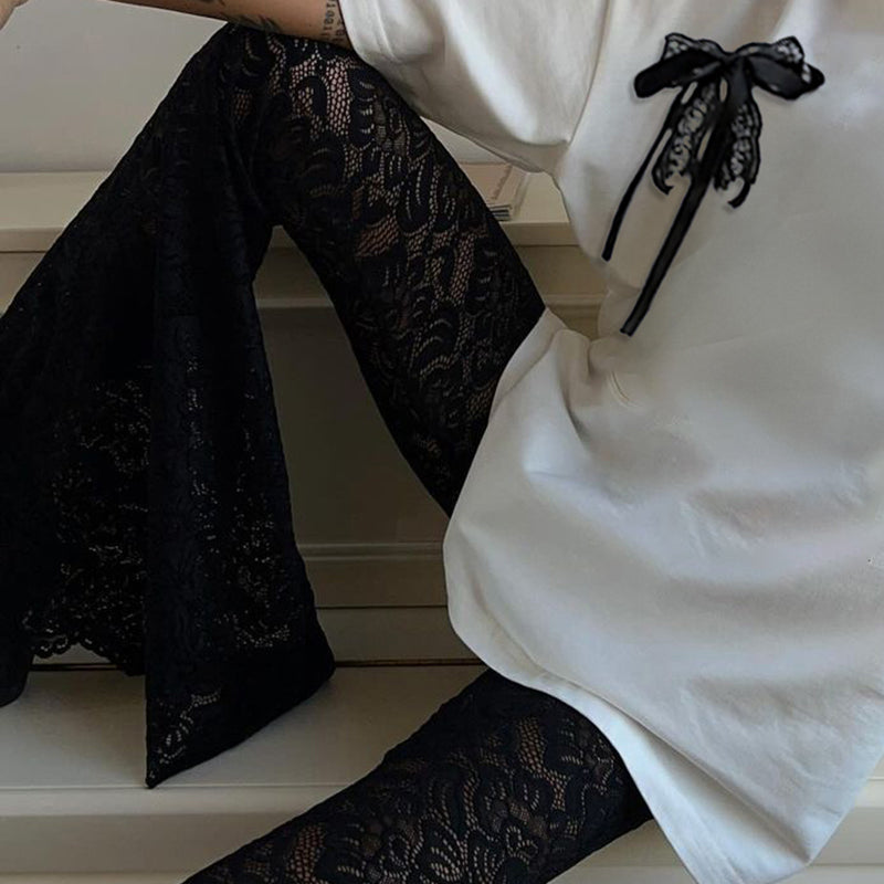 Laiya Lace Flare Pants