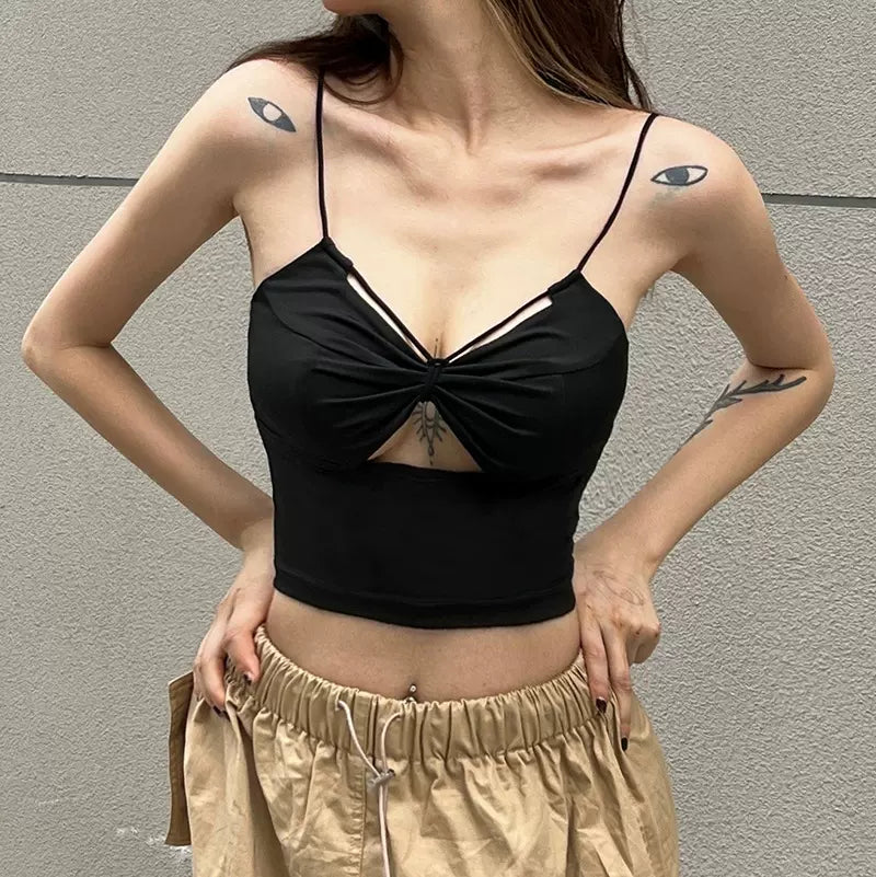 Nesli Strappy Crop Top