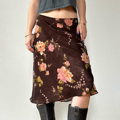 Darlene Floral Midi Skirt