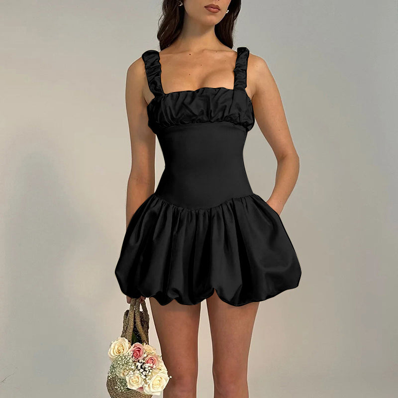 Ashleen Balloon Skirt Mini Dress