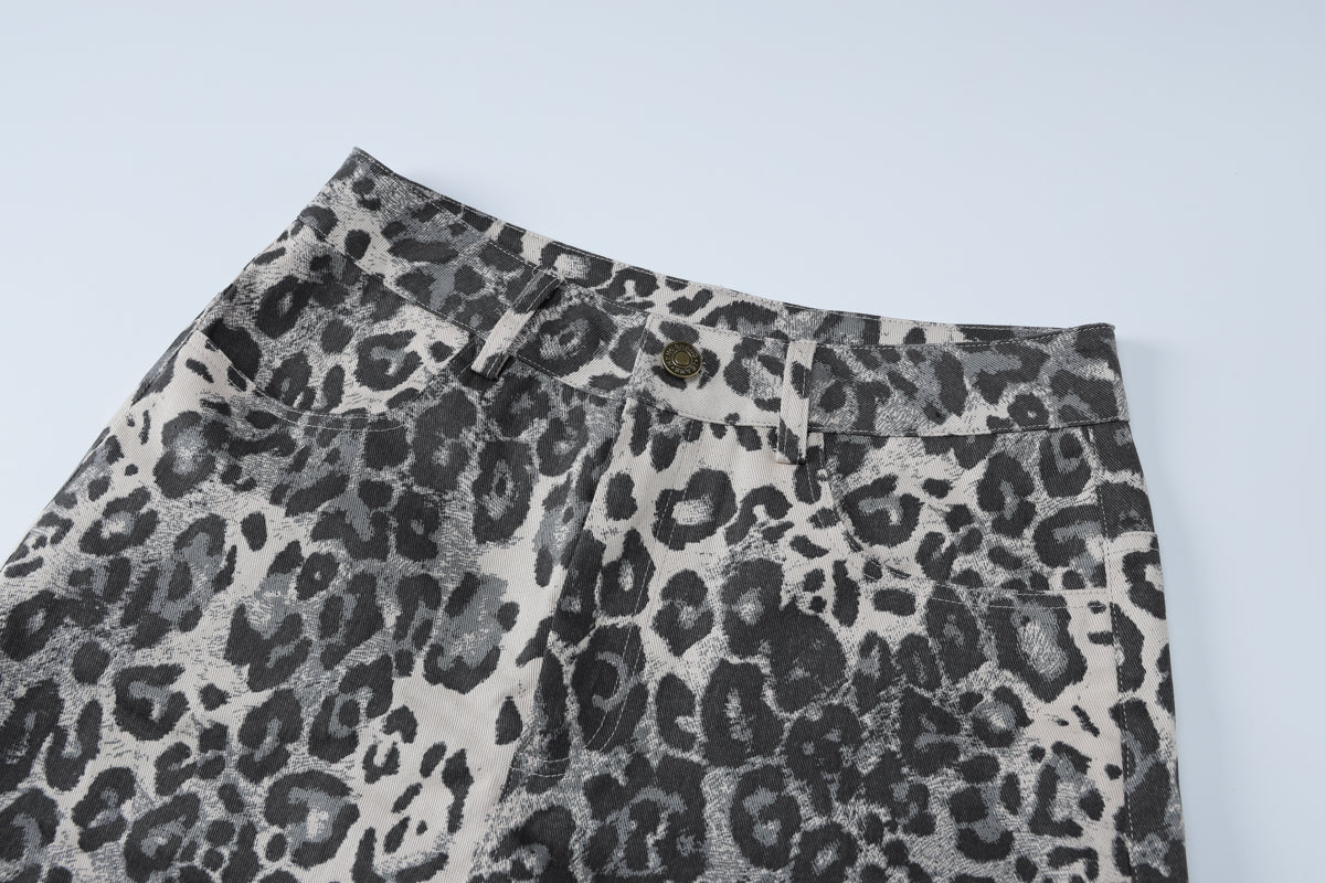 Marin Loose Fit Leopard Pants