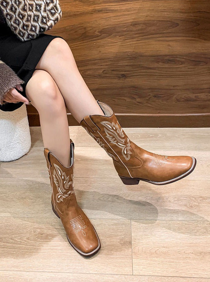 Eunice Western Cowboy Boots