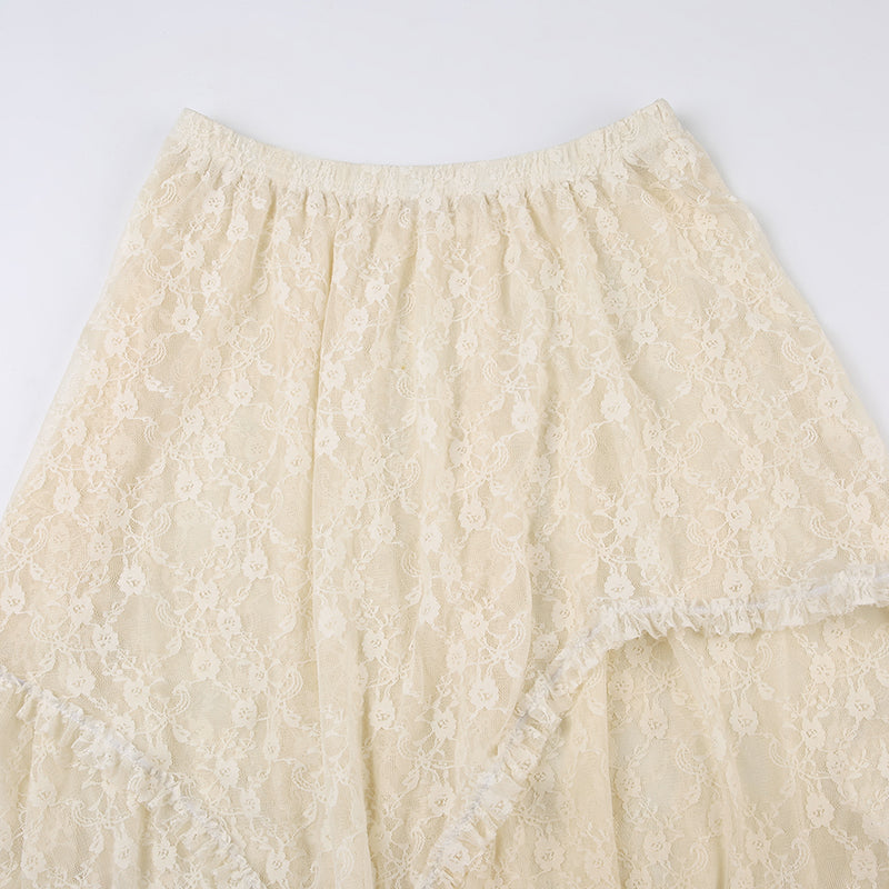 Avalyn Lace Midi Skirt